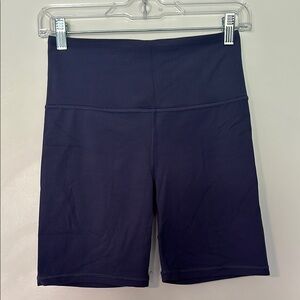 Women's Navy High-Waisted Shorts